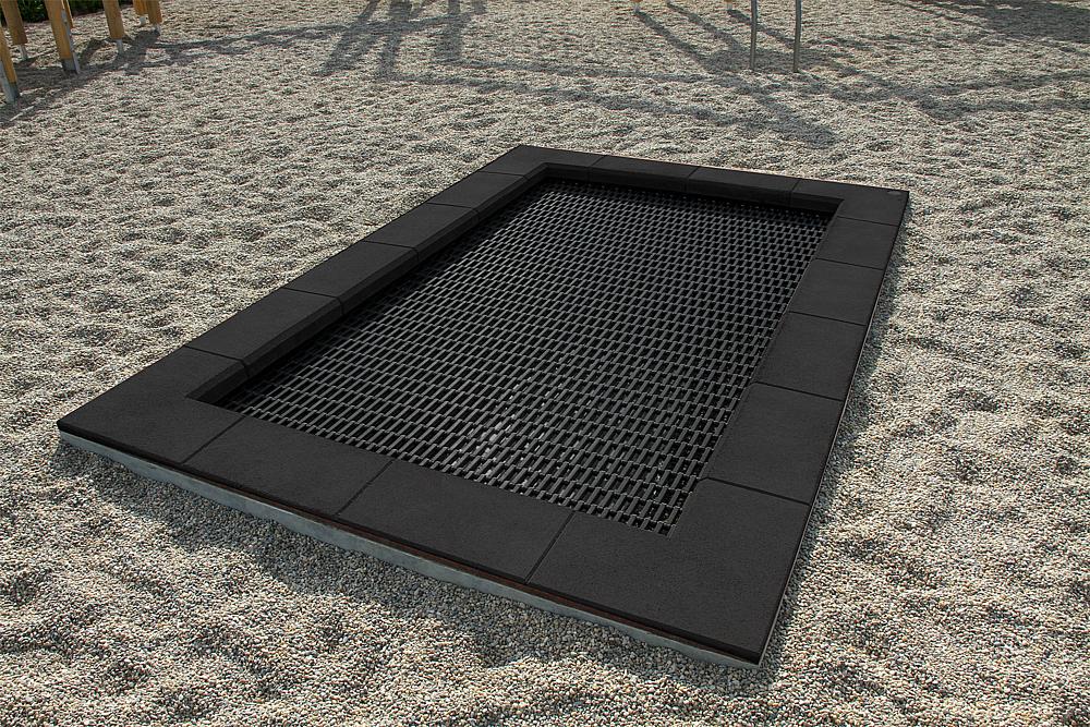 Bodentrampolin Jump XL 3,00x2,00 m Ansicht 5
