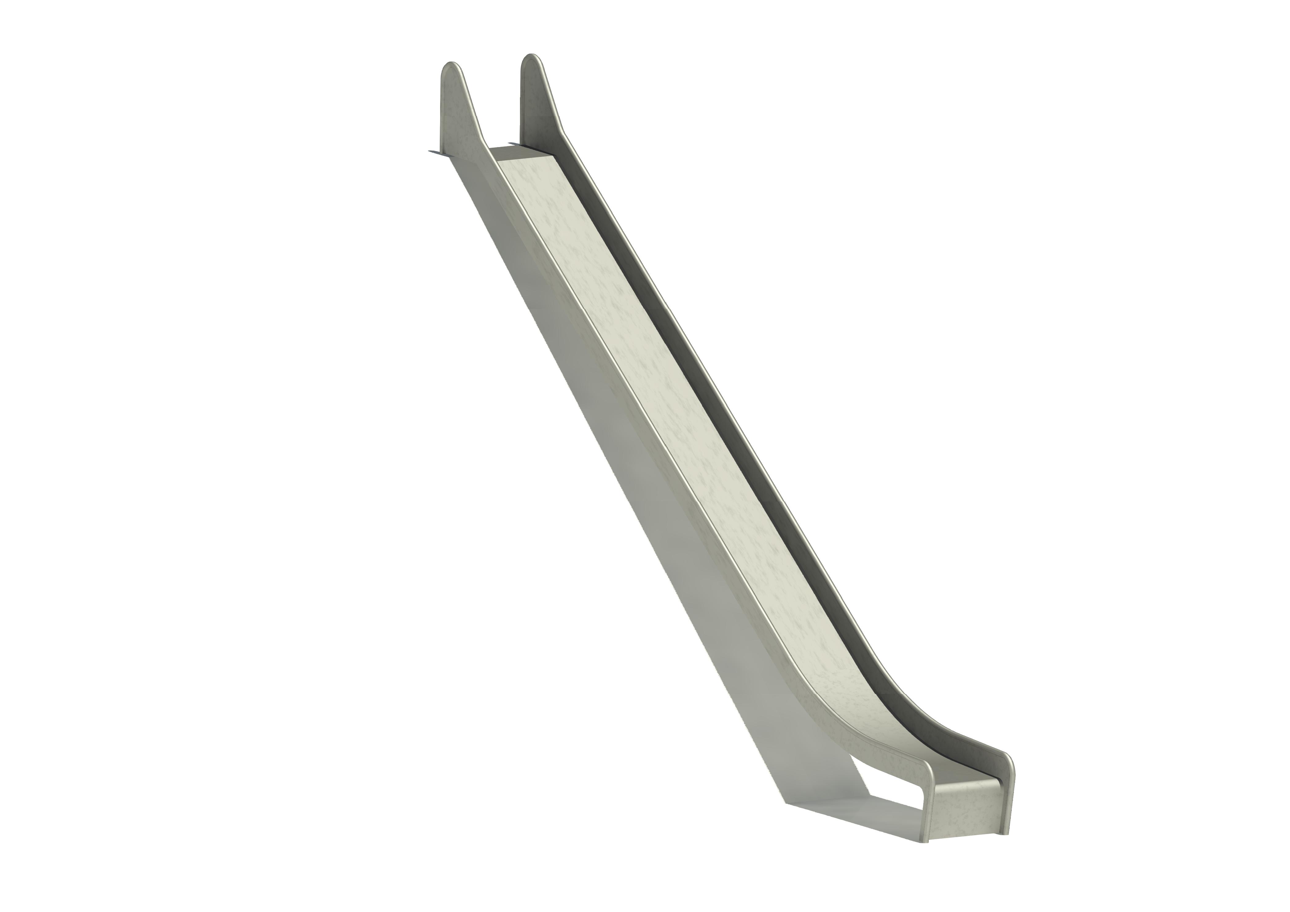 Hangrutschbahn Edelstahl, ABH 300 cm, Breite 50 cm Ansicht 2