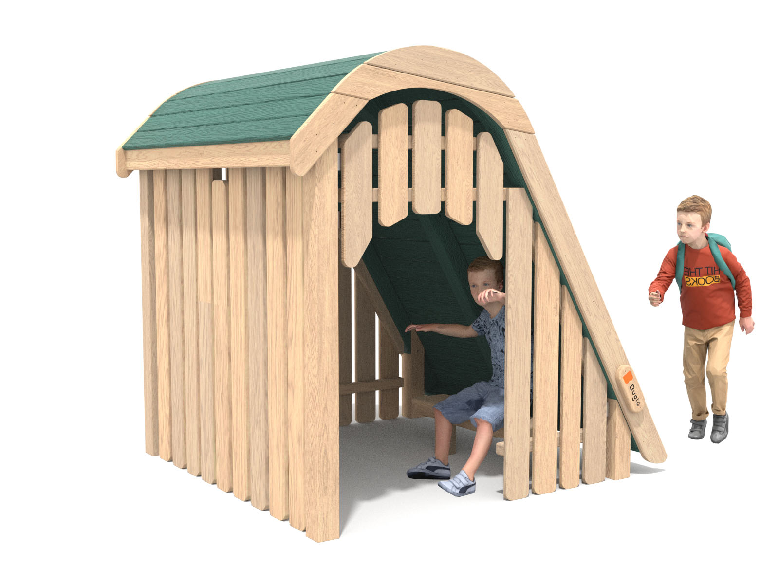 Spielhaus Woody II Ansicht 2