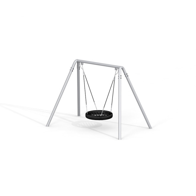 Silbere Nestschaukel (BNS 90 cm) Ansicht 2
