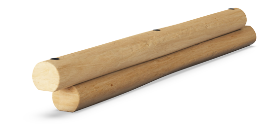 Sandkasten-Element, 2 m, Ø 14-16 cm NRO501 Ansicht 2
