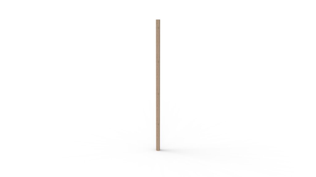 Pfosten für Sonnensegel, Robinie, 4 m Ø10-14 cm Ansicht 2