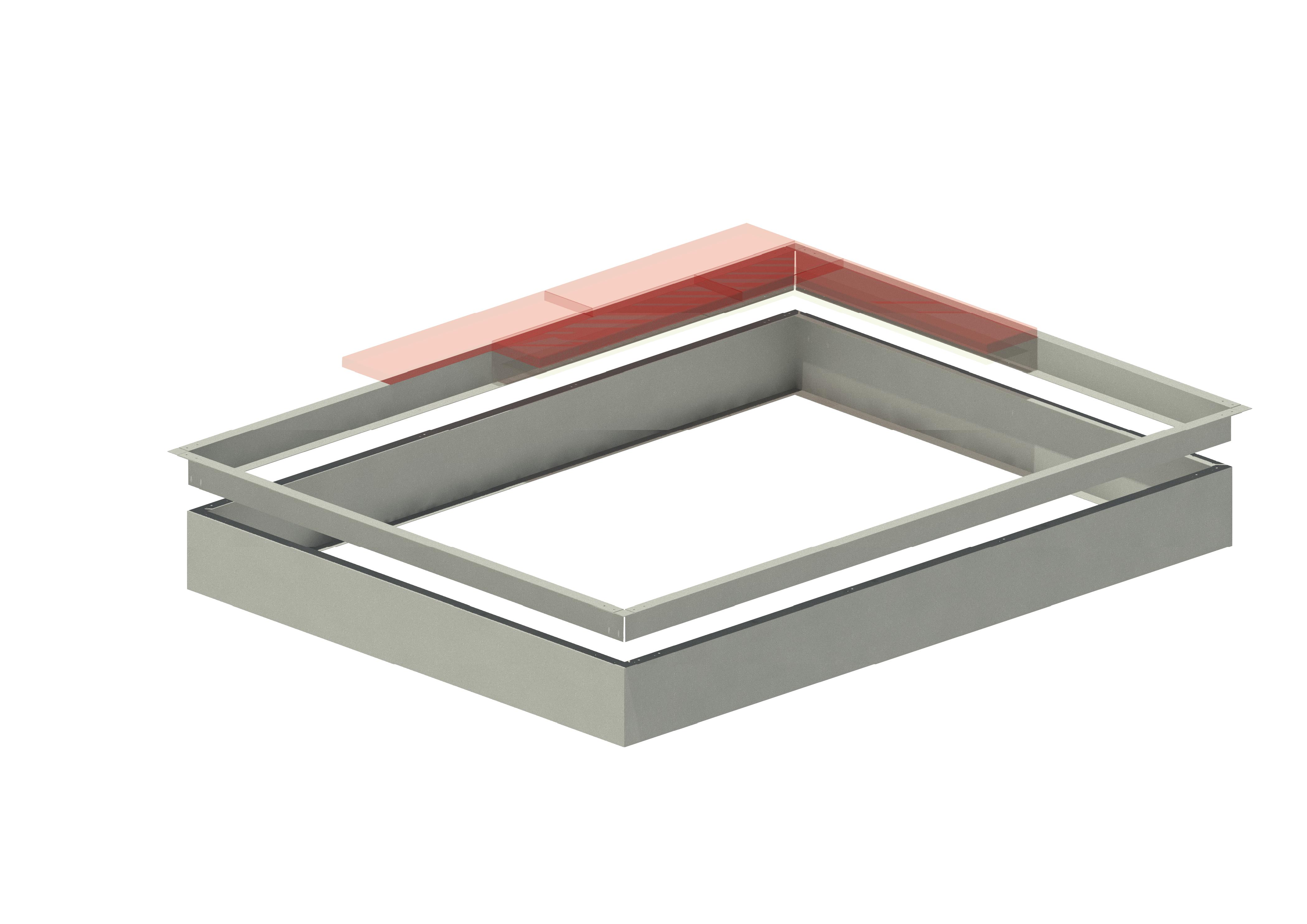 Sondereingrabrahmen für Original Trampolin 2000 Ansicht 2