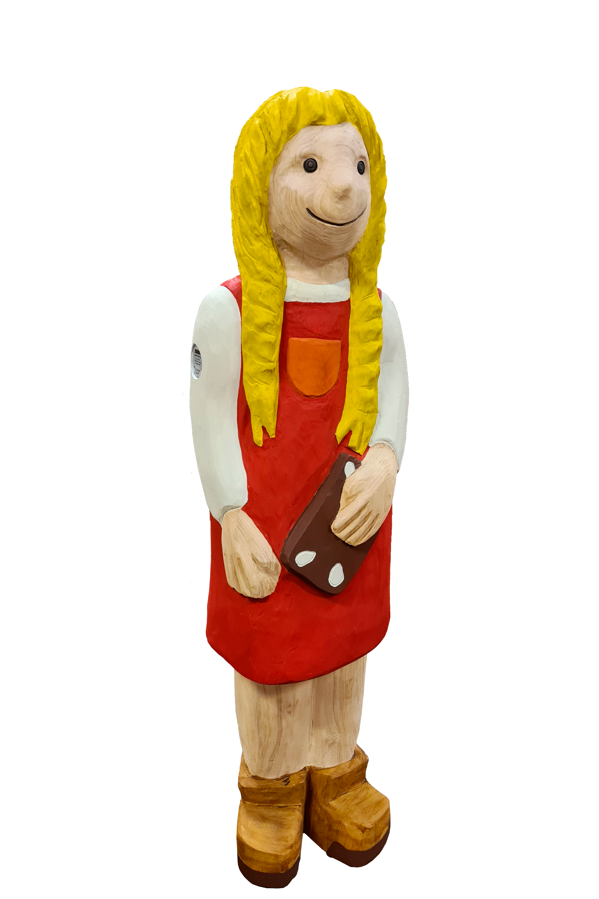 Schnitzfigur Gretel - Ansicht 2