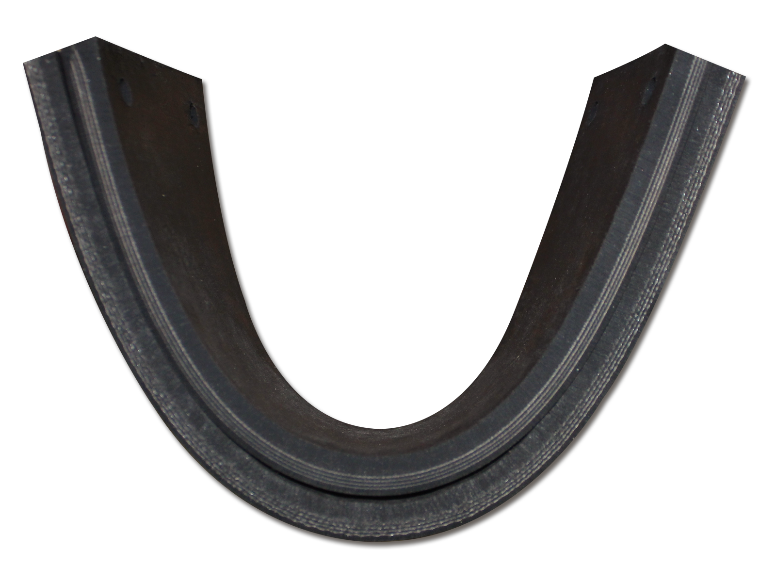 Gummiplatte schwarz, 9 cm breit, ohne Halterung Ansicht 1