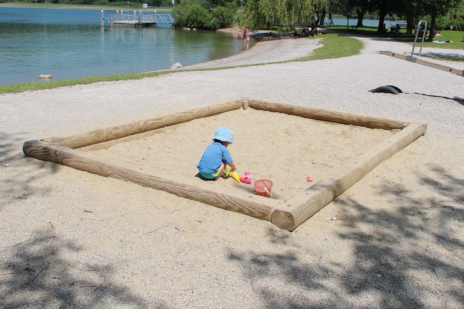 Sandkasten 076, 300 x 400 cm, doppellagig Ansicht 3