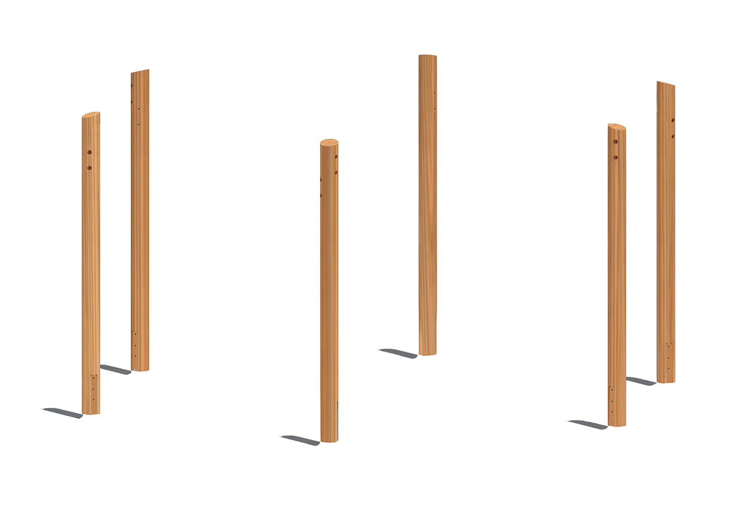 Set Ersatz-Standpfosten - für Schaukel 5305/530 Ansicht 2