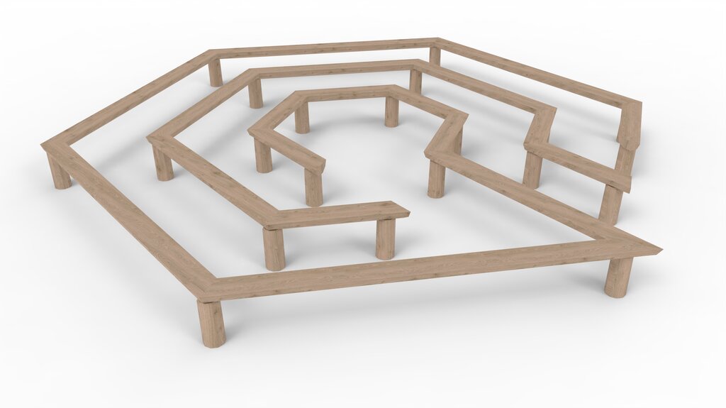 Bank-Labyrinth Ansicht 2