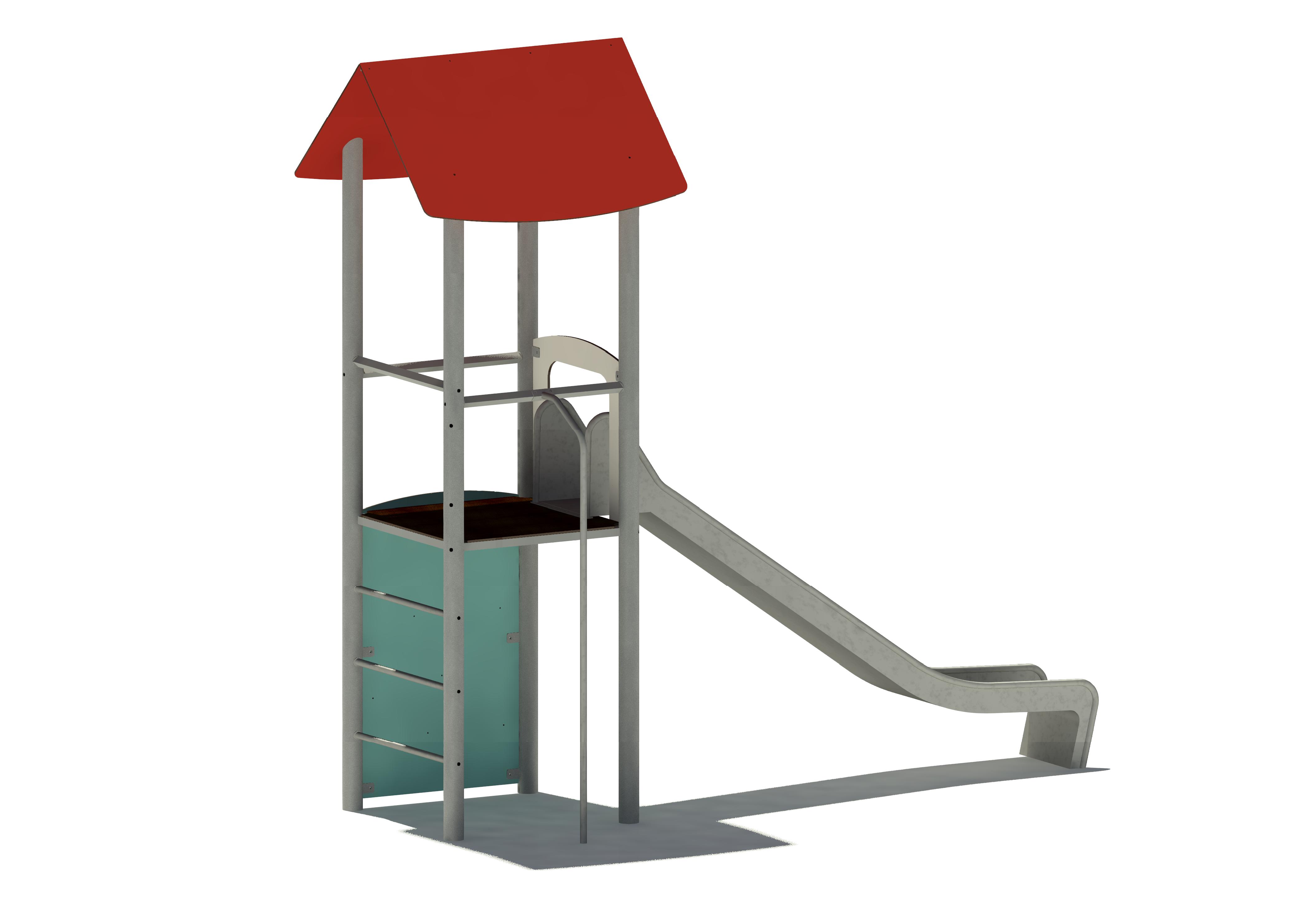 Spielturm Caesar 9012 Ansicht 3