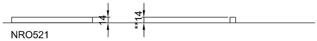Einfassungskantholz, 14 x 14 x 200 cm NRO521 Ansicht 4