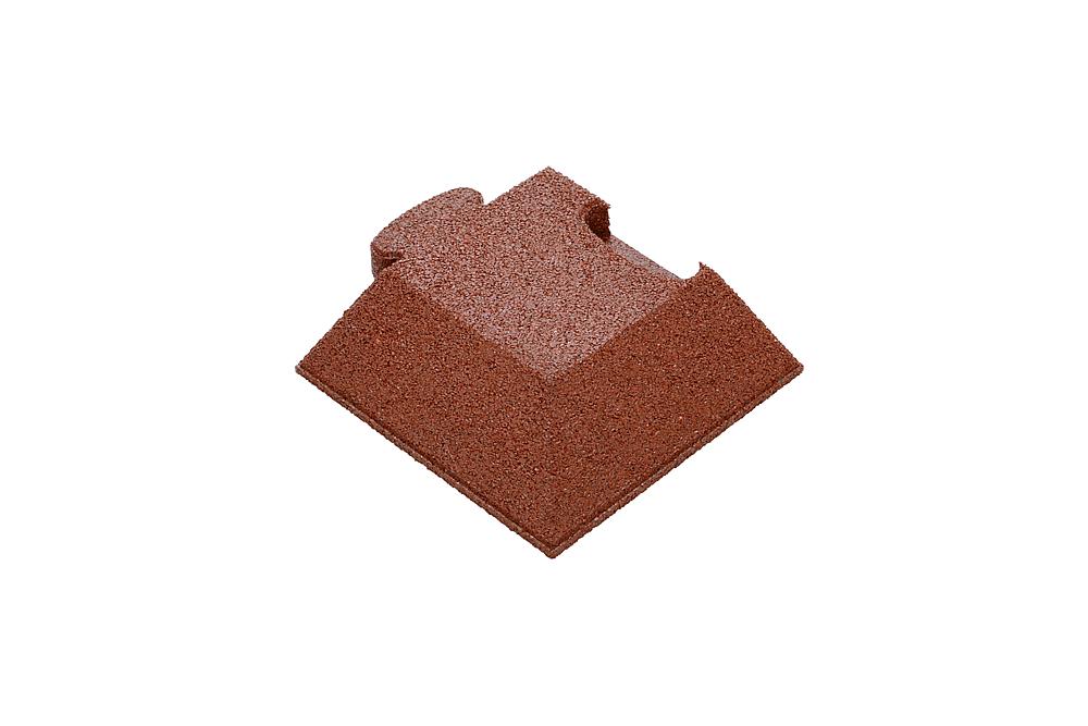 Puzzle Mat 3D Eckplatte angeschrägt 45 mm rotbraun Ansicht 4