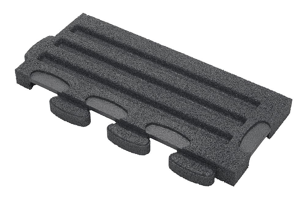 Puzzle Mat 3D Randplatte mit Zwischenelement 45 mm grau Ansicht 5