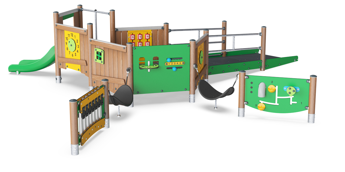 Spielturm mit Rampe PCW103031 Ansicht 2