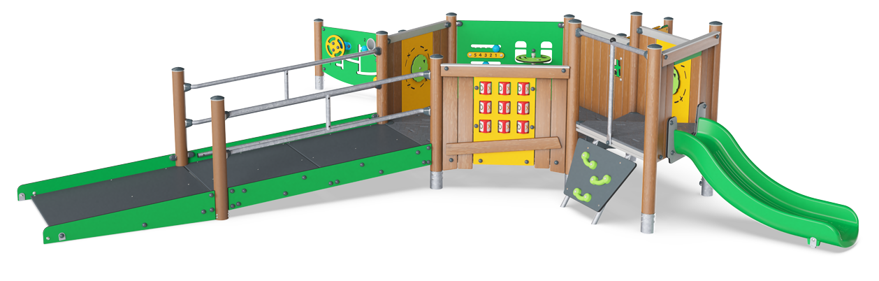 Spielturm mit Rampe PCW103031 Ansicht 3