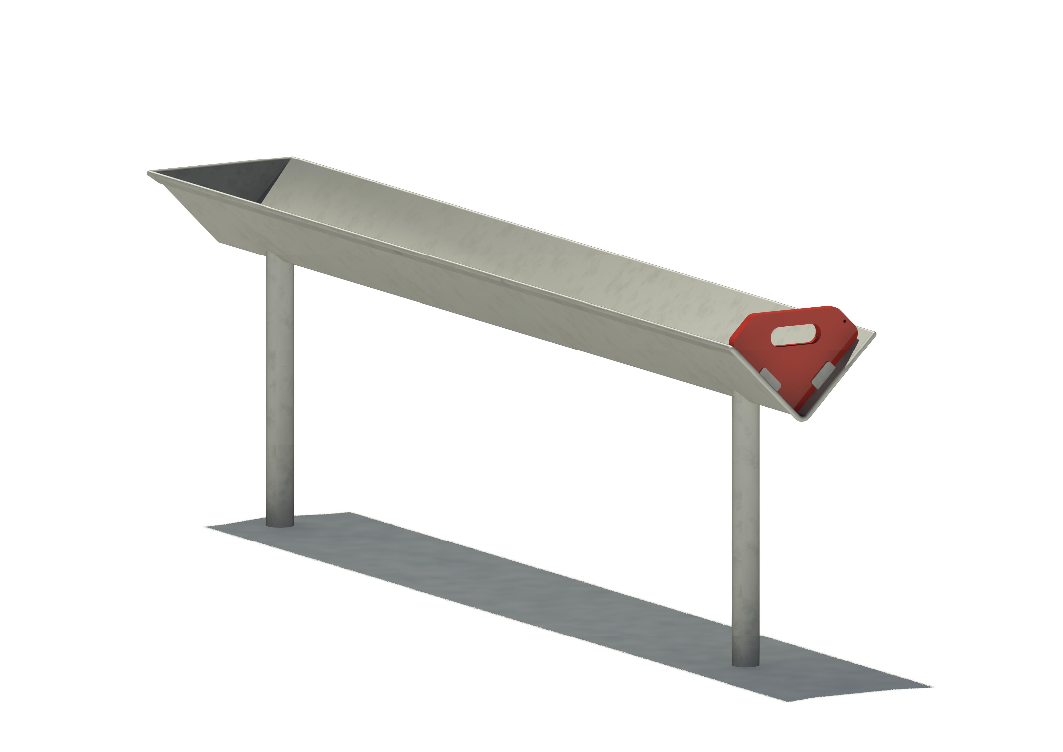 V-Edelstahlrinne 1929, 200 cm Ansicht 2