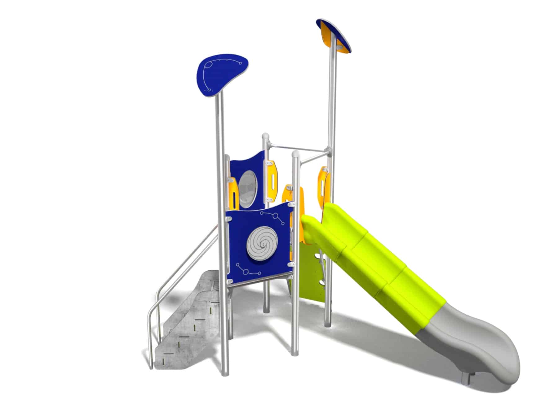Rutsche mit Leiter für Spielplatz Ansicht 2