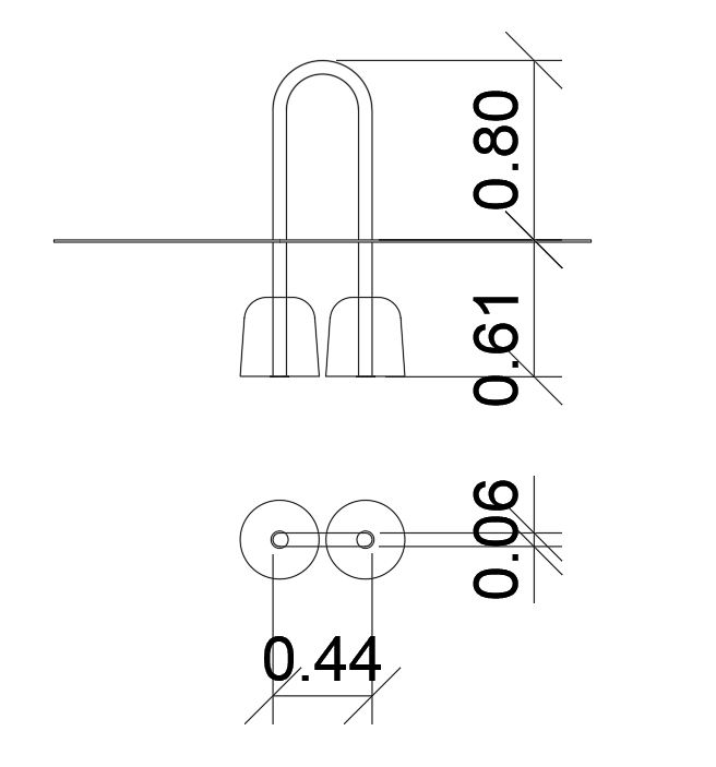 Veloständer U – Modul Ansicht 3