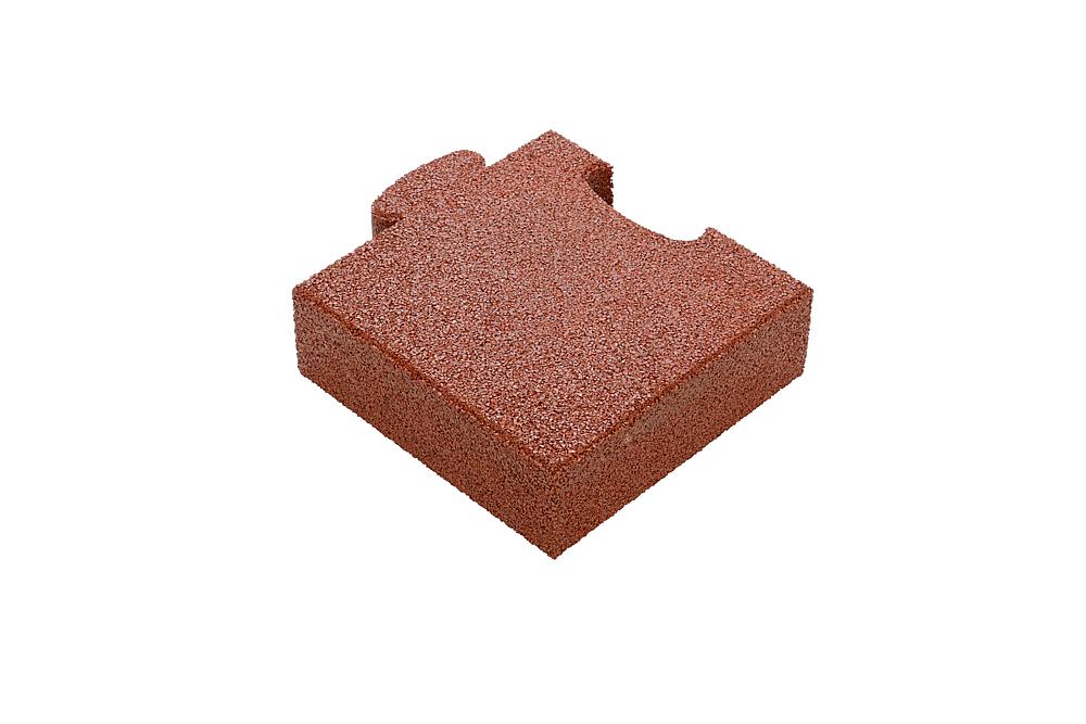 Puzzle Mat 3D Eckplatte 80 mm rotbraun Ansicht 4