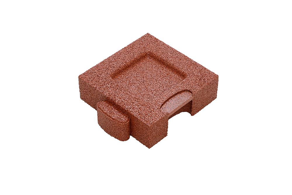 Puzzle Mat 3D Eckplatte 80 mm rotbraun Ansicht 5