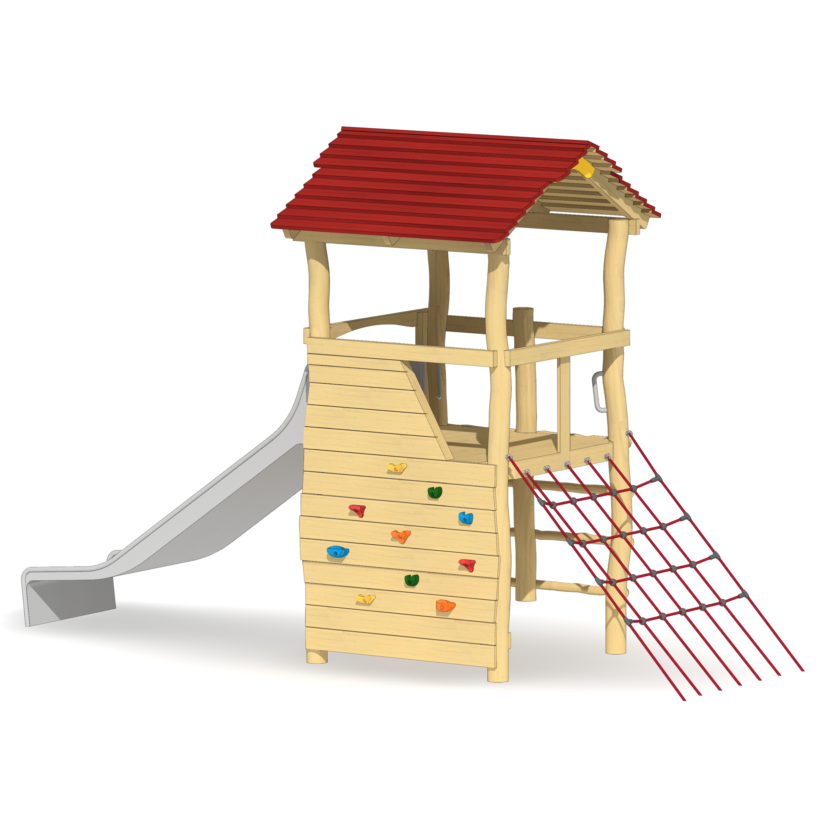 Spielturm Herold mit Dach Ansicht 5