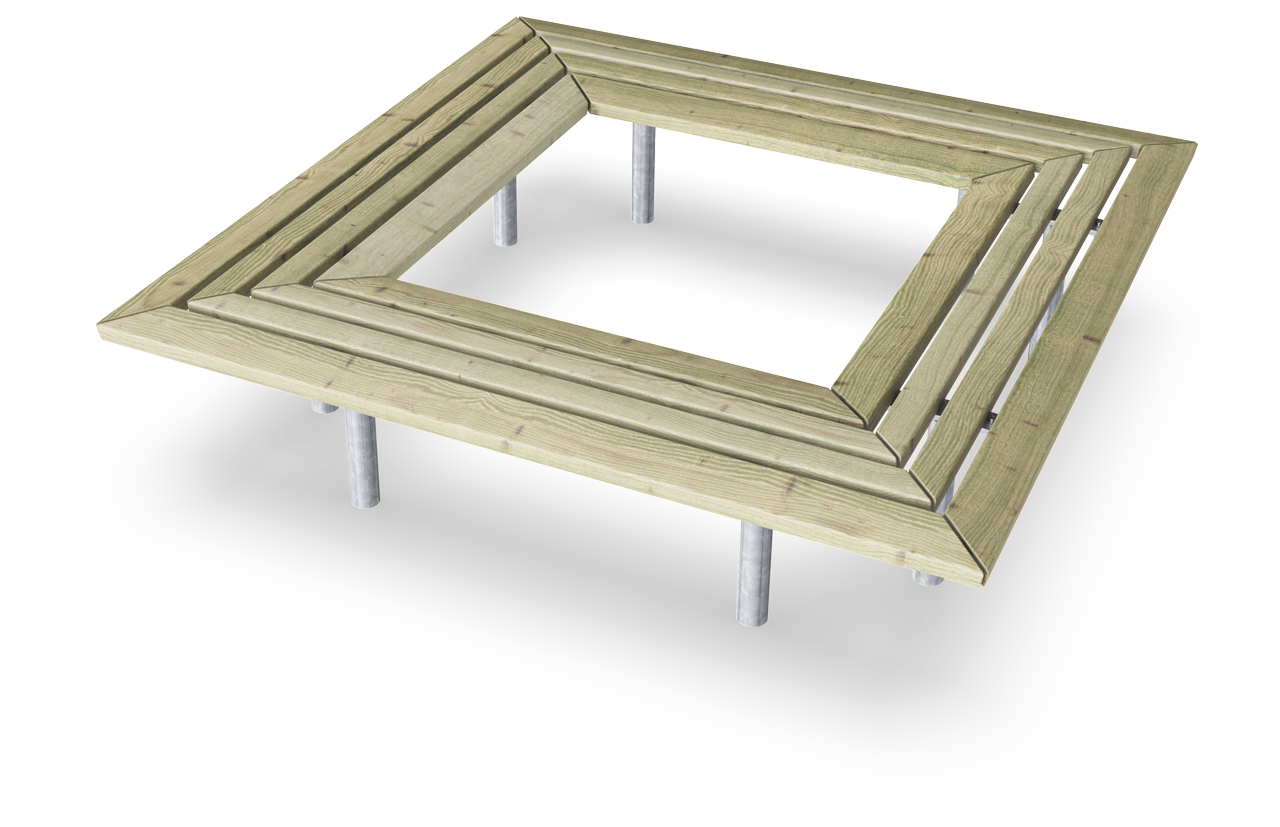 Anita Vierkant Bank PAR1055 Ansicht 2