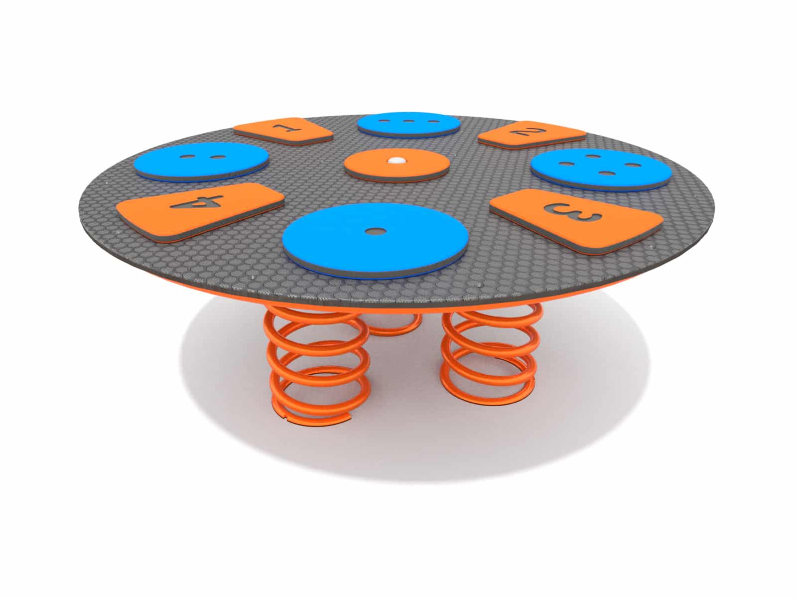Federwippe Round table 1,2,3,4 Ansicht 2