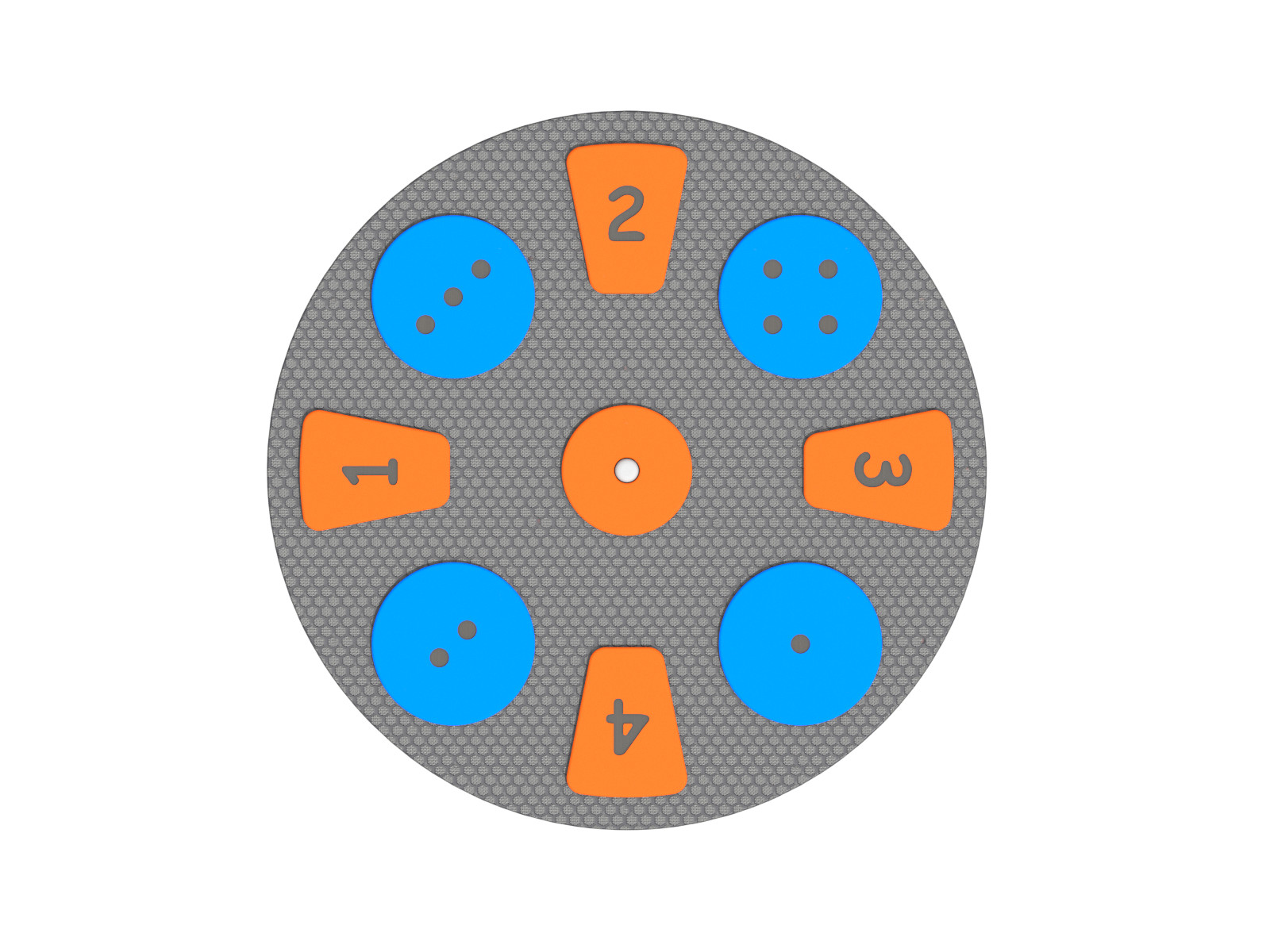 Federwippe Round table 1,2,3,4 Ansicht 3