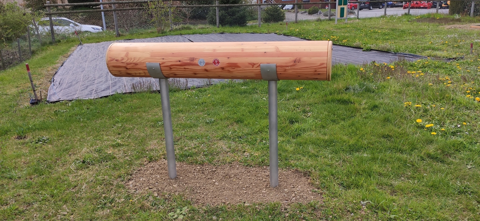 EVOPÄD®-Trommel Landschaften mit 2 Standpfosten aus V2A Ansicht 3
