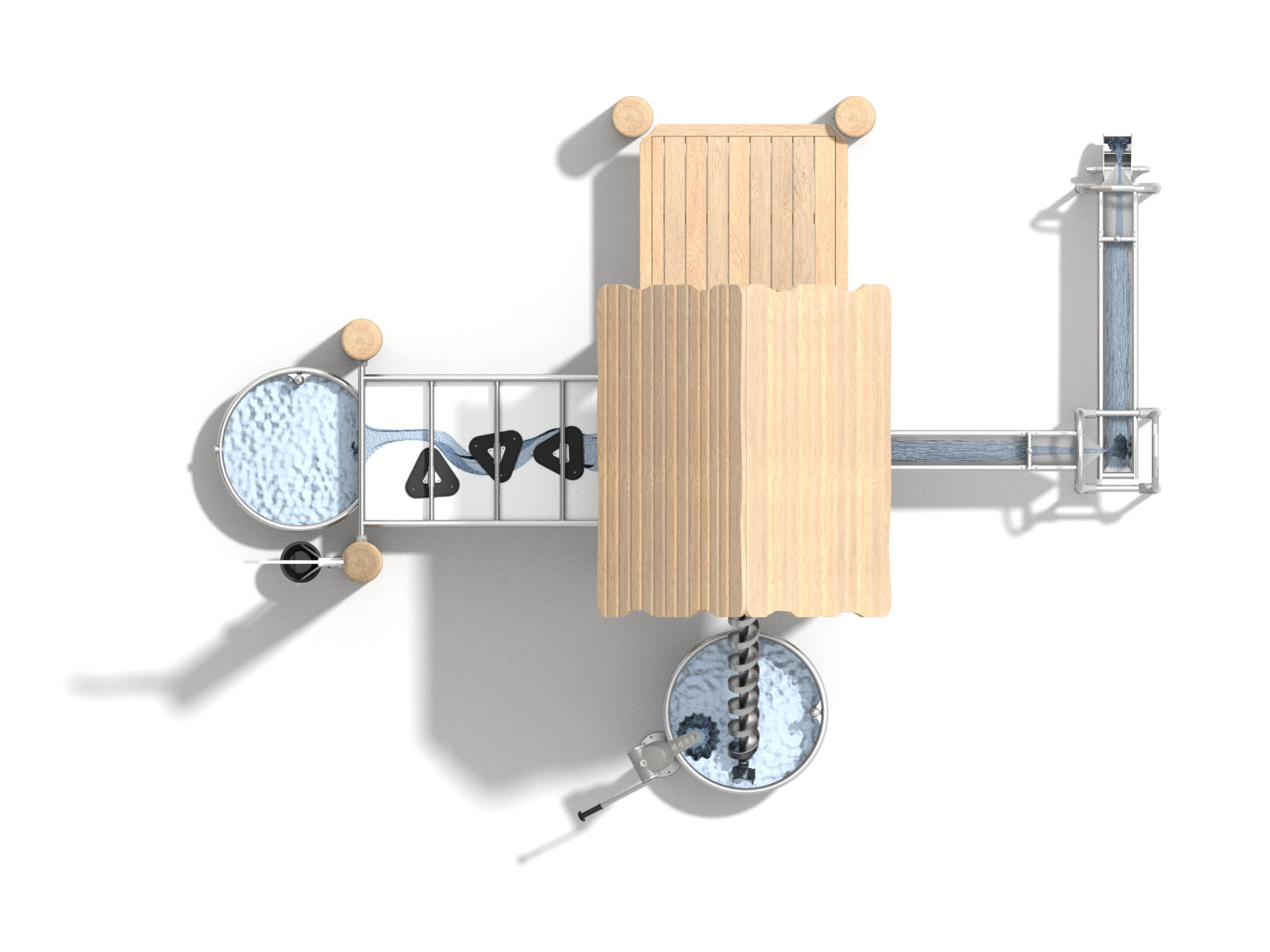 Water Factory – Holzspielgerät Ansicht 4