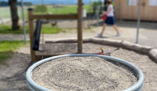 Sandspieltisch rund - Inklusion Ansicht 2