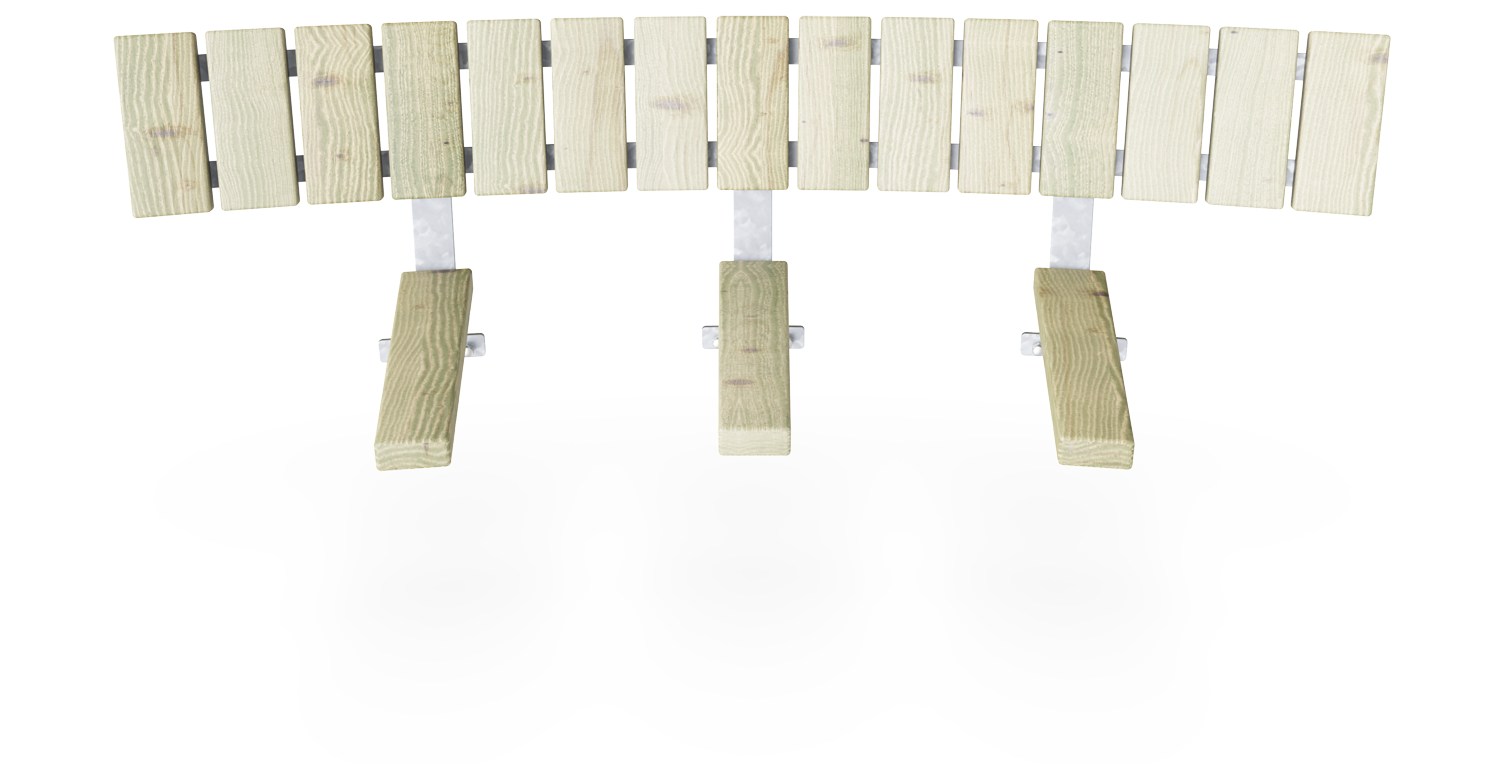 Rumba Rückenlehne 30° aussen PAR1031 Ansicht 3