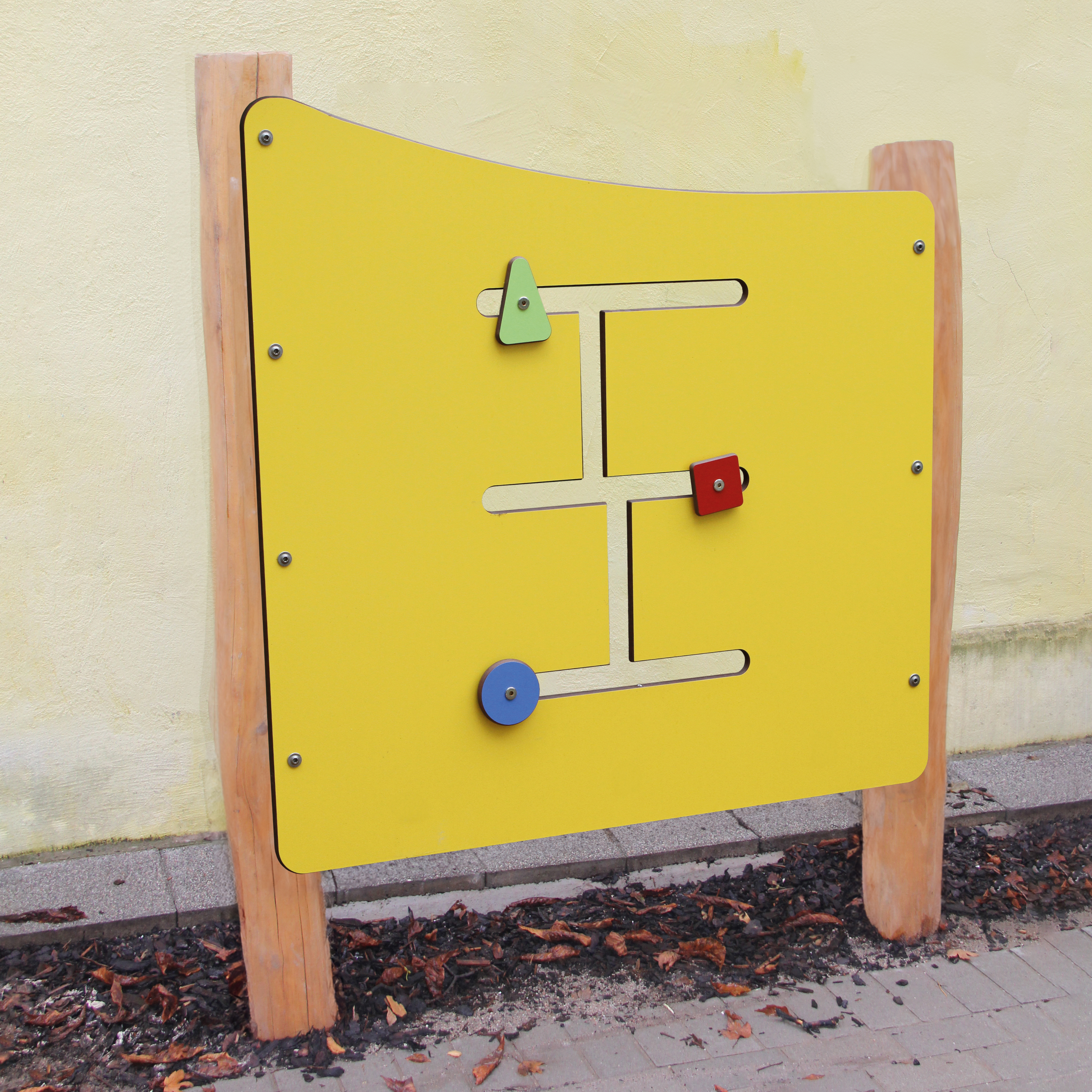 Schiebe-Labyrinth HPL mit 2 Pfosten Ansicht 2
