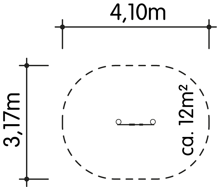 Schiebe-Labyrinth HPL mit 2 Pfosten Ansicht 4