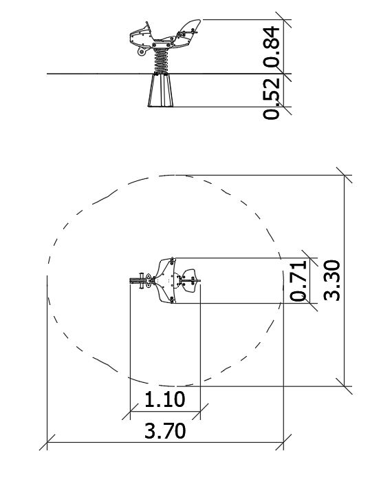 Wipptier Flugzeug Ansicht 3