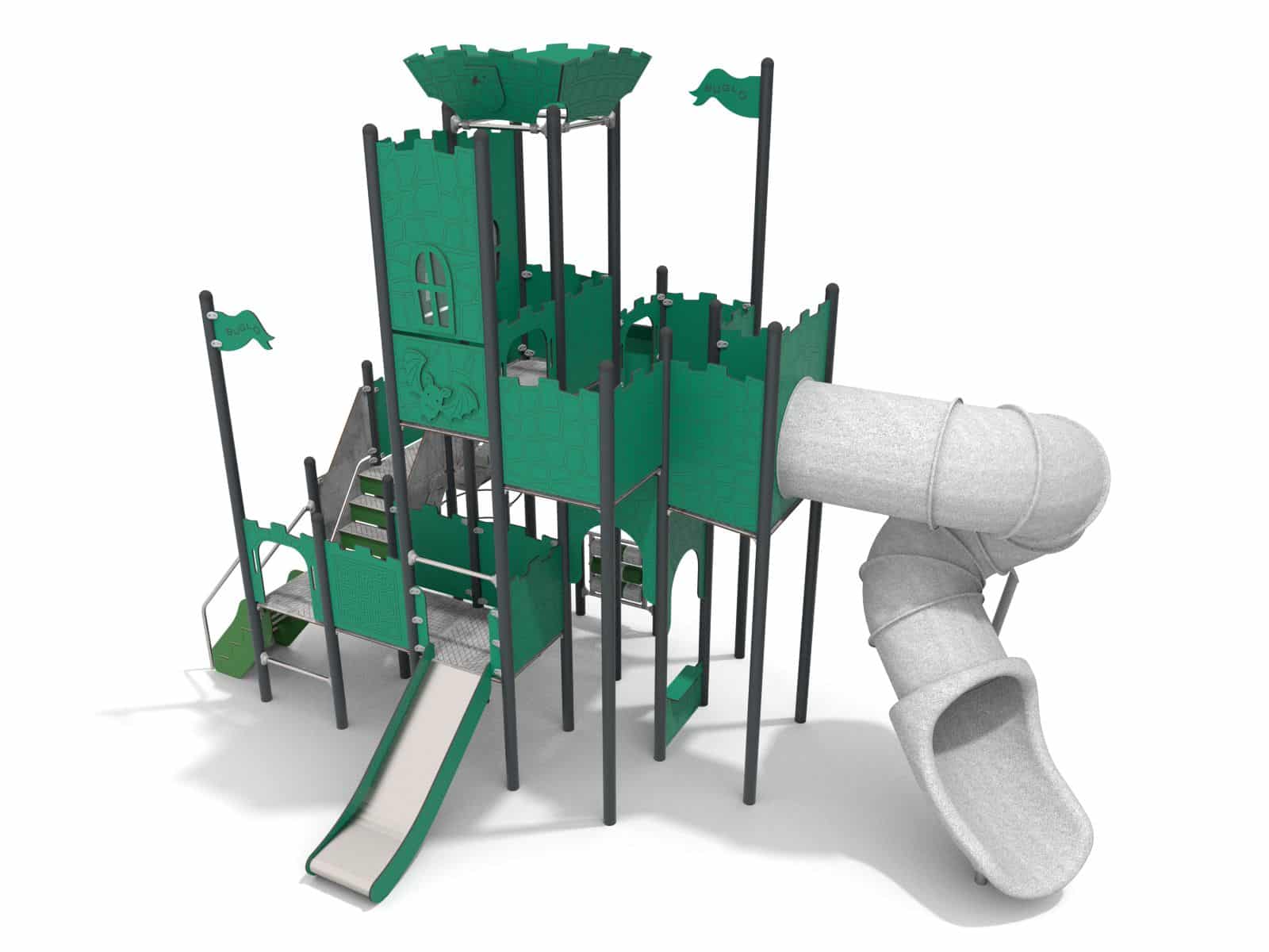 Turmburg-Set für Spielplatz Ansicht 2