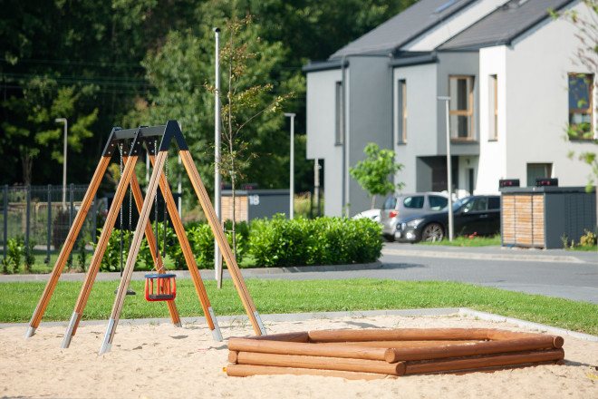 Sandkastenumrandung Fünfeck Ansicht 3