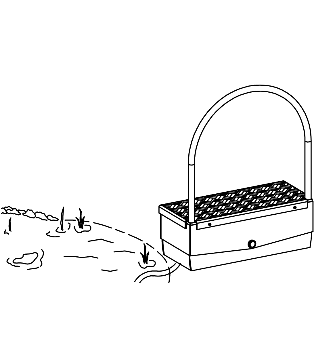 Wipp-Saug-Pumpe Ansicht 2