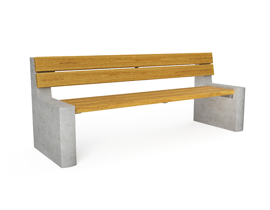 Parkbank Lärche Ansicht 2