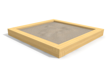 Sandkasten Hoch 2 x 2 m - style Ansicht 4