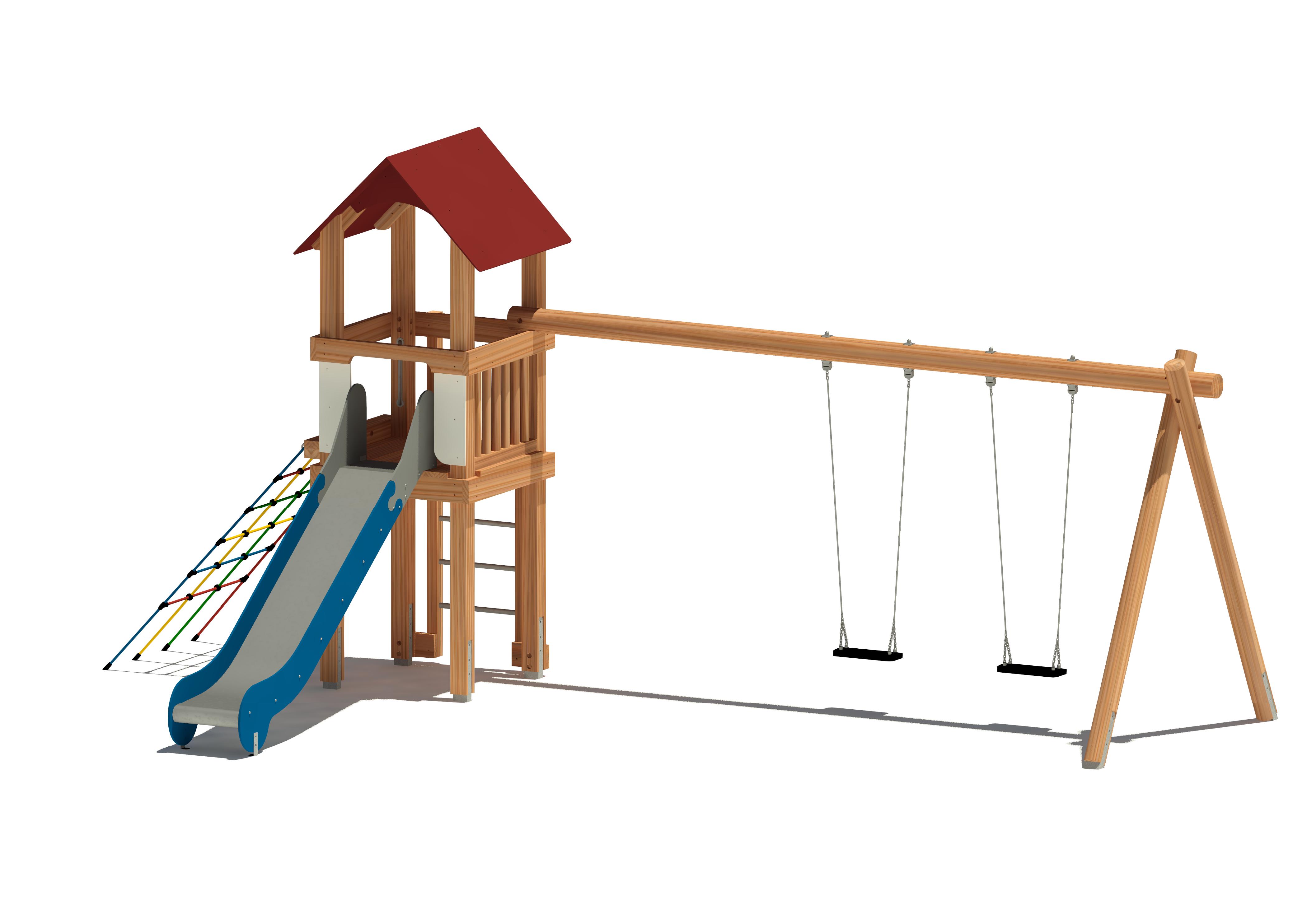 Spielturm Anna 9080 Ansicht 2