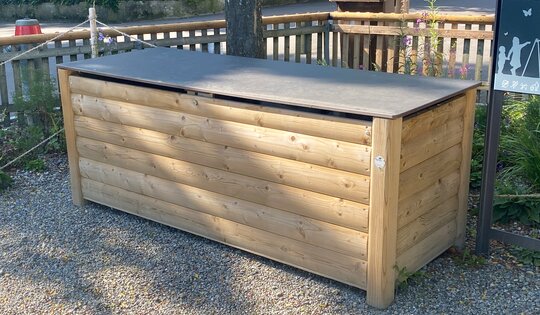 Materialbox Holz gross Ansicht 2