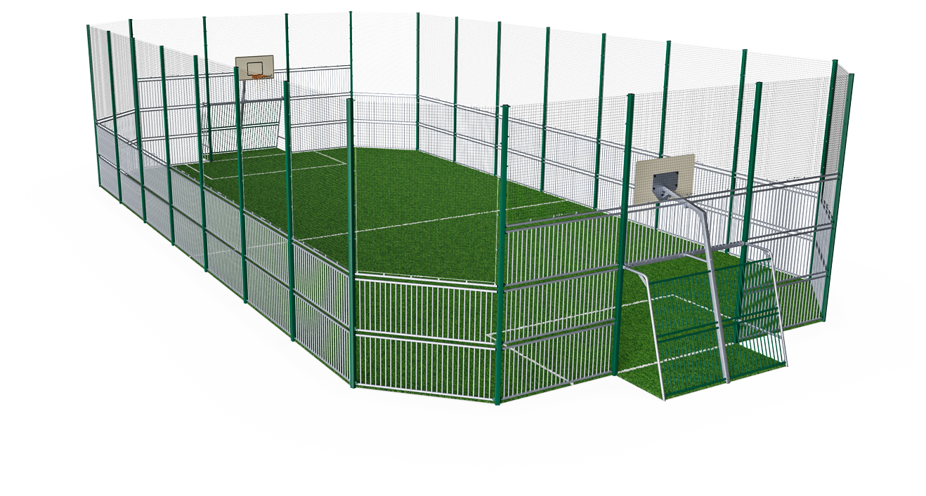 MUGA, 12 x 24 m, Stahl FRE600201 Ansicht 2