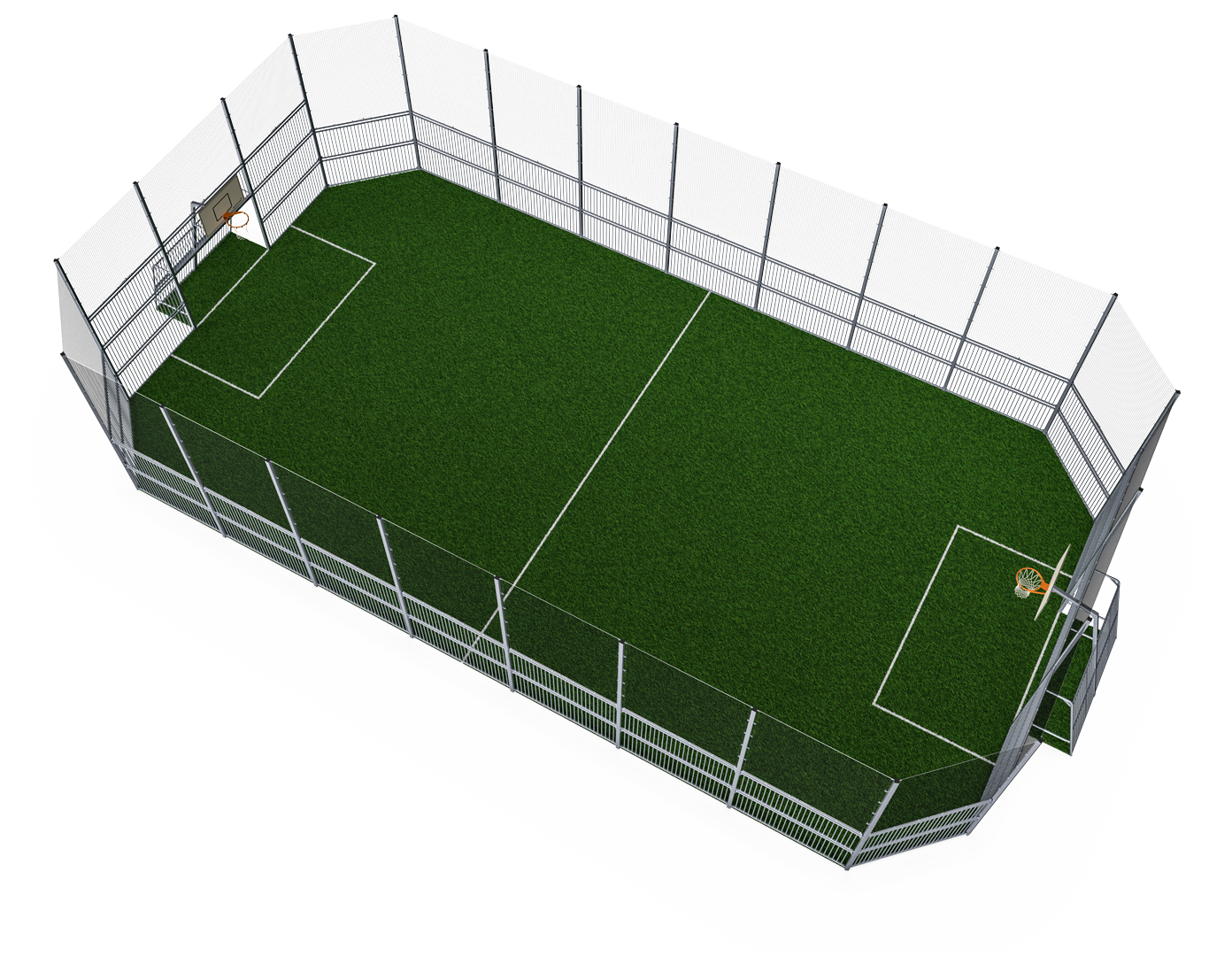 MUGA, 12 x 24 m, Stahl FRE600201 Ansicht 3