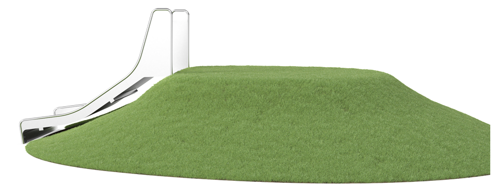 Hangrutsche 1,0 m hoch, 2,0 m breit KSL30104 Ansicht 3