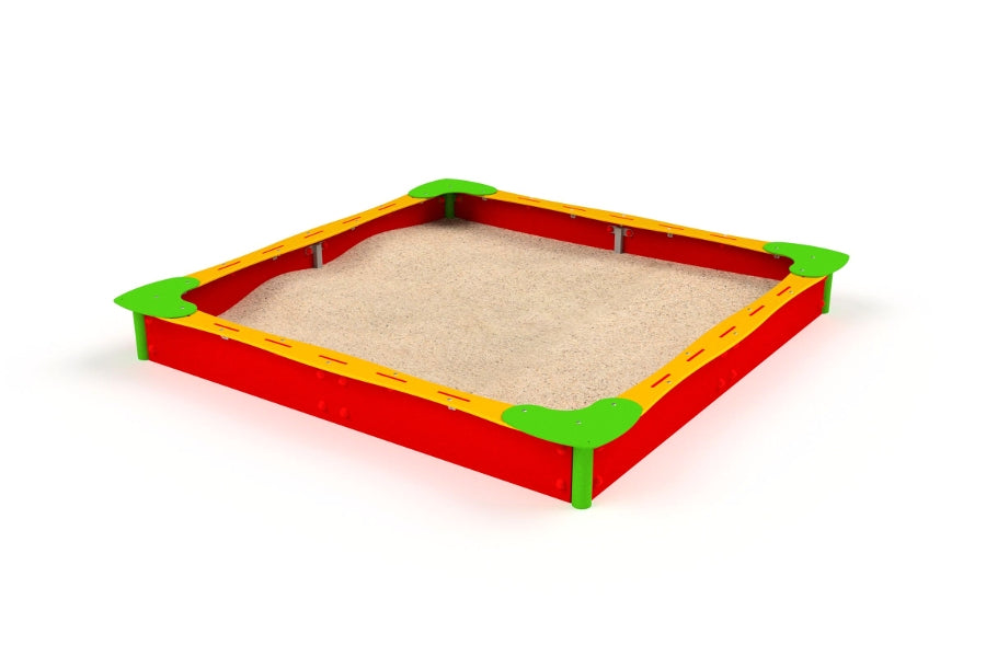 3206S quadratischer Sandkasten Ansicht 2