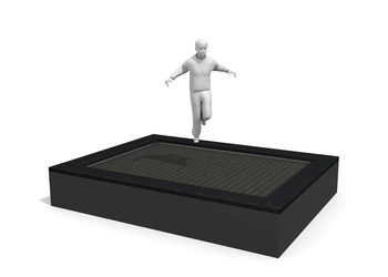 Trampolin XL - bodengleich Ansicht 6