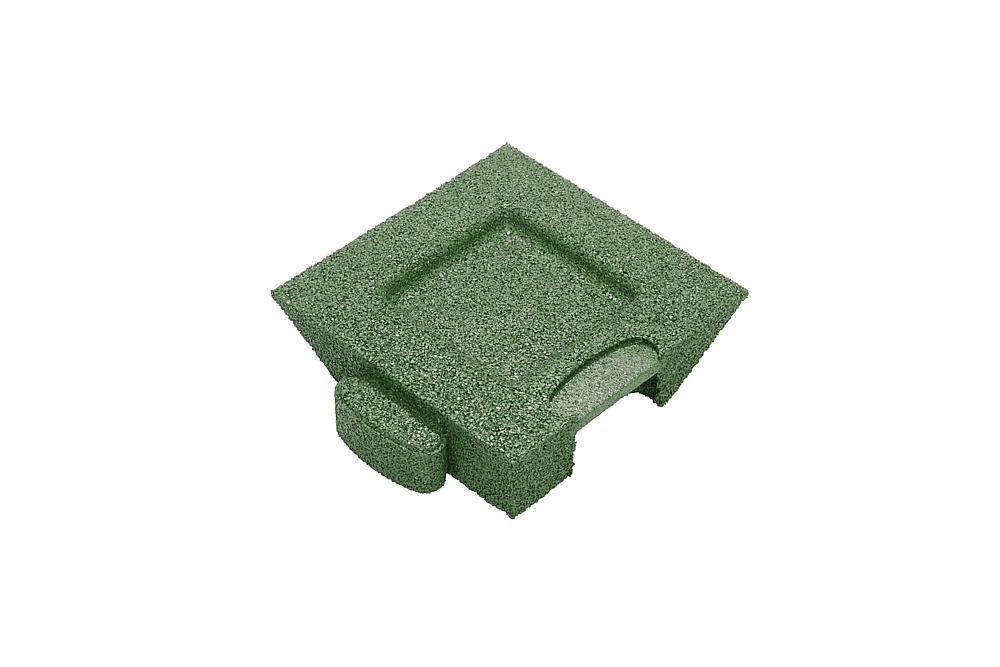 Puzzle Mat 3D Eckplatte angeschrägt 60 mm grün Ansicht 5