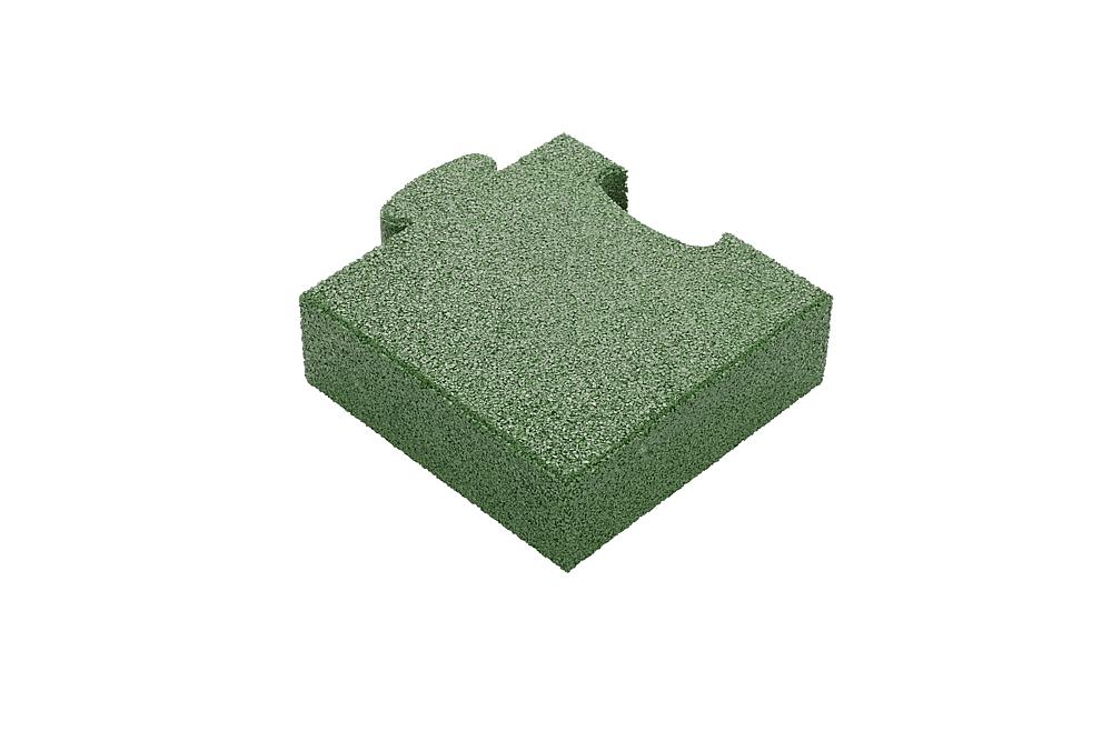 Puzzle Mat 3D Eckplatte 80 mm grün Ansicht 4