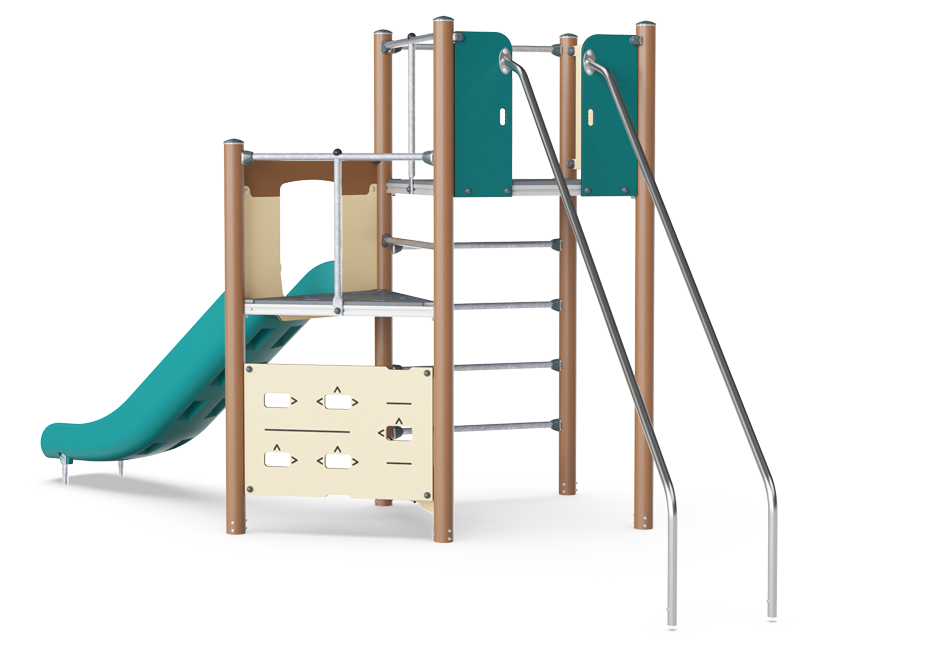 Spielturm mit 2 Ebenen PCM111321 Ansicht 3