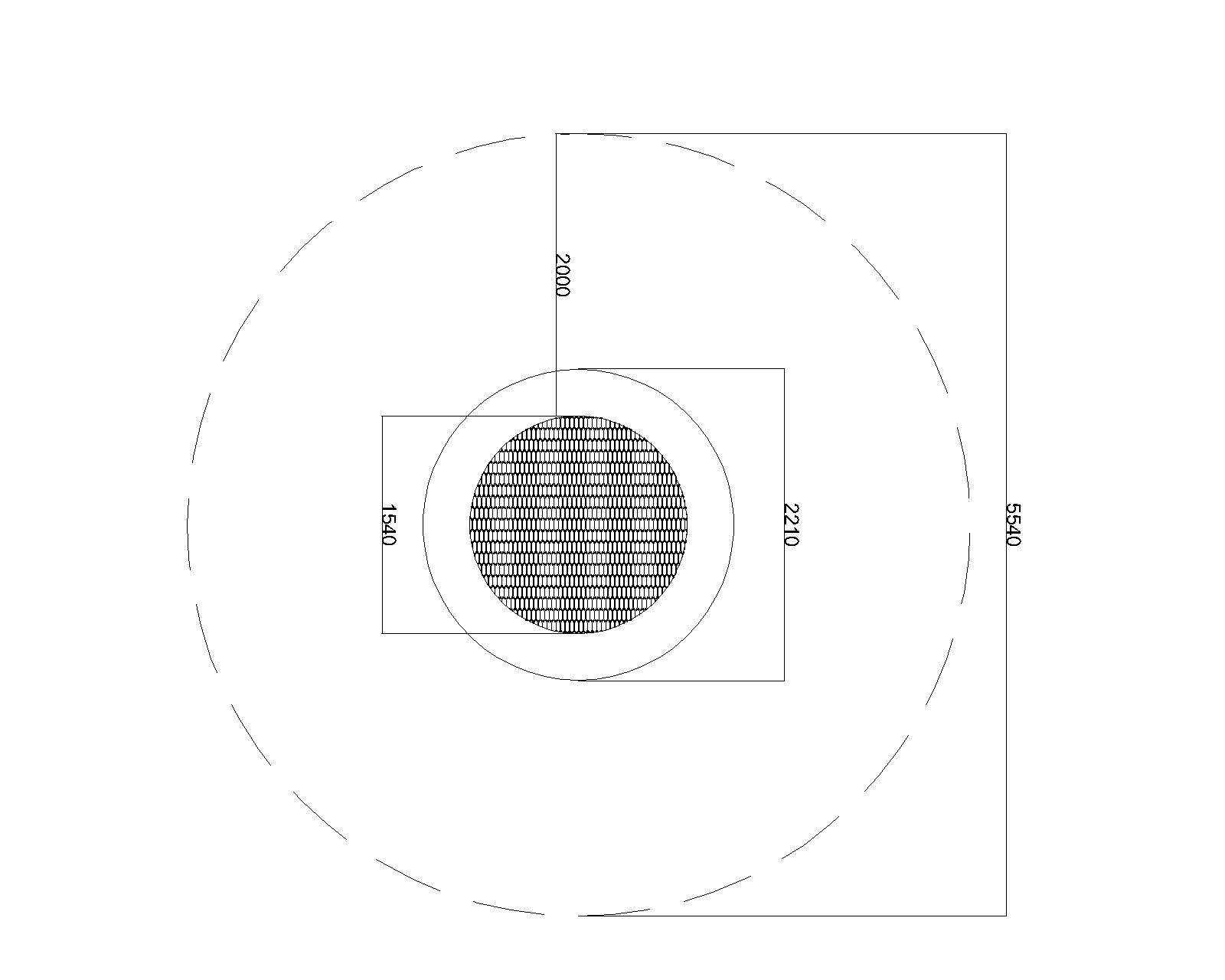 Trampolin Kreis XL (154) Ansicht 3